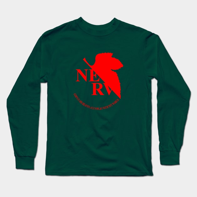 Nerv Logo Long Sleeve T-Shirt by jaenwibowo